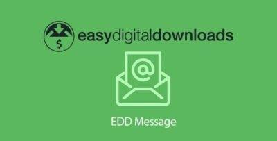 Easy Digital Downloads Message Addon