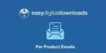 Easy Digital Downloads - Per Product Emails – WordPress Plugin