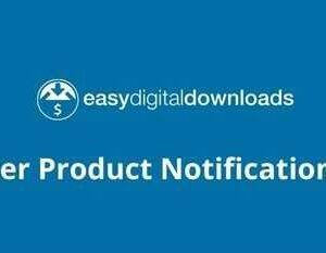 Easy Digital Downloads Per Product Notifications GPL