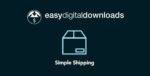 Easy Digital Downloads Simple Shipping Addon GPL
