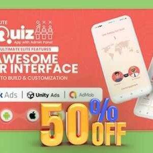 Elite Quiz GPL –Trivia Quiz | Quiz Game – Flutter Full App + Admin Panel