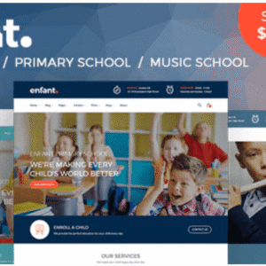 Enfant Theme GPL –School and Kindergarten WordPress Theme