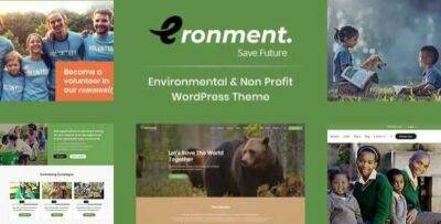 Eronment Theme GPL –Environmental WordPress Theme