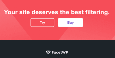FacetWP Conditional Logic Add-On
