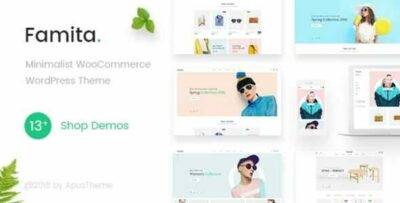 Famita Theme GPL –Minimalist WooCommerce WordPress Theme