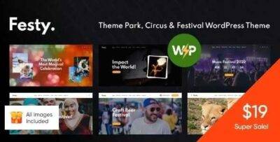 Festy Theme GPL –Theme Park, Circus & Festival WordPress Theme