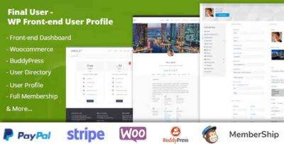 Final User GPL –WP Front-end User Profiles