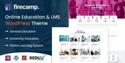 Firecamp Education WordPress Theme GPL