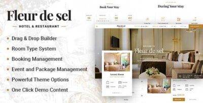 Fleurdesel Hotel Booking WordPress Theme