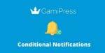 GamiPress Conditional Notifications GPL –WordPress Plugin