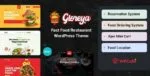 Gloreya Theme GPL –Restaurant Fast Food & Delivery WooCommerce Websites