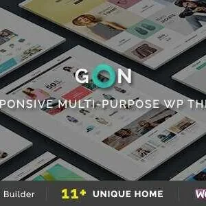 Gon Theme GPL –Responsive Multi-Purpose WP Theme