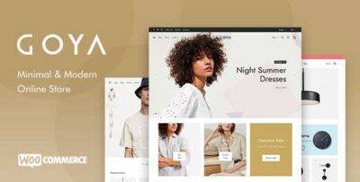 Goya Theme GPL –Modern WooCommerce Websites