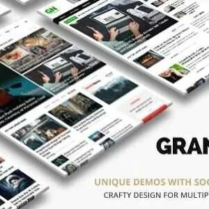 Grand News Theme GPL –Magazine Newspaper WordPress