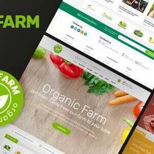 Greenfarm Theme GPL –Organic WooCommerce WordPress Website