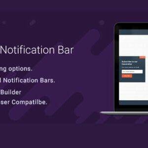 HashBar Pro GPL –WordPress Notification Bar Plugin