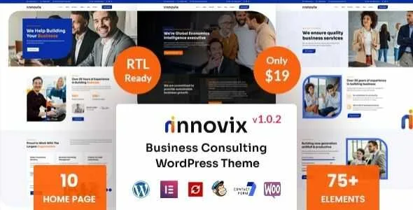 Innovix Theme GPL –Business Consulting WordPress Theme