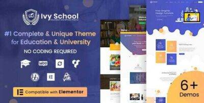 IvyPrep Theme GPL –Education & School WordPress Theme