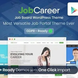 JobCareer Theme GPL –Job Board Responsive WordPress Websites