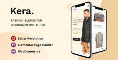 Kera Theme GPL –Fashion Elementor WooCommerce Websites