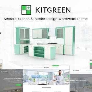 KitGreen Theme GPL –Interior and Kitchen Design WordPress Theme