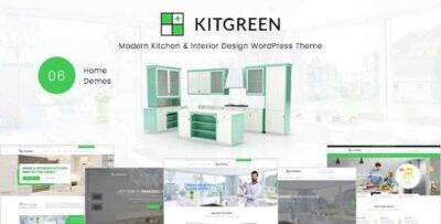 KitGreen Theme GPL –Interior and Kitchen Design WordPress Theme
