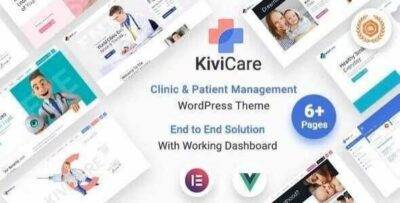 KiviCare Theme GPL –Medical Clinic & Patient Management WordPress Theme