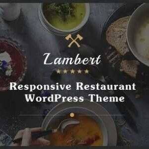 Lambert Theme GPL –Restaurant / Cafe / Pub WordPress Theme