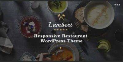 Lambert Theme GPL –Restaurant / Cafe / Pub WordPress Theme