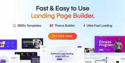 Landio Theme GPL –MultiPurpose Landing Page WordPress Theme