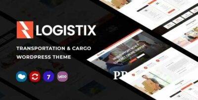Logistix Theme GPL –Responsive Transportation WordPress Theme
