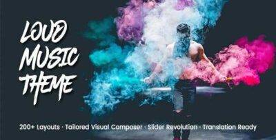 Loud Theme GPL –Music Industry WP Websites