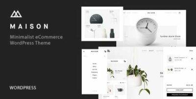 Maison Theme GPL –Minimalist eCommerce WordPress Theme