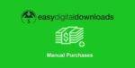 Easy Digital Downloads Manual Purchases Addon