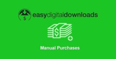 Easy Digital Downloads Manual Purchases Addon