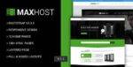 MaxHost Theme GPL –Web Hosting, WHMCS and Corporate Business WP Website