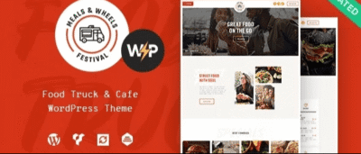 Meals & Wheels Theme GPL –Street Festival & Fast Food Delivery WordPress Theme