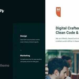 Meelo Theme GPL –Corporate One Page WordPress Theme