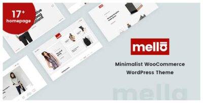 Mella Theme GPL –Minimalist Ajax WooCommerce WordPress Theme