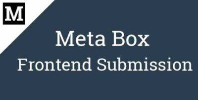 Meta Box Frontend Submission GPL
