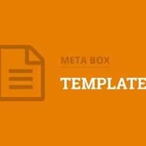 Meta Box Template – WordPress Plugin