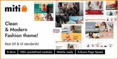Miti Theme GPL –Elementor WooCommerce WordPress Theme
