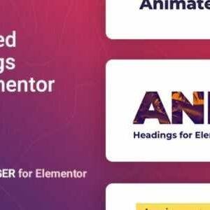 Motionger GPL –Animated Heading for Elementor