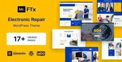 MrFix Theme GPL –Appliances Repair Services WordPress Theme