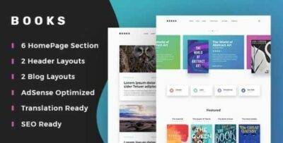 MyThemeShop Books Theme GPL –Sell Books Online With Ease