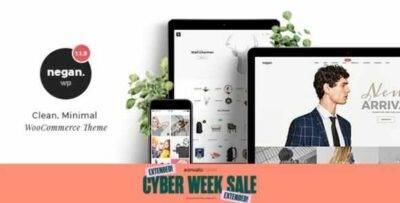 Negan Theme GPL –Clean, Minimal WooCommerce Theme