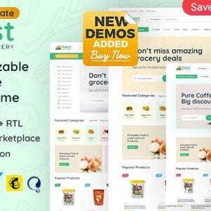 Nest Theme GPL –Grocery Store WooCommerce WordPress Theme