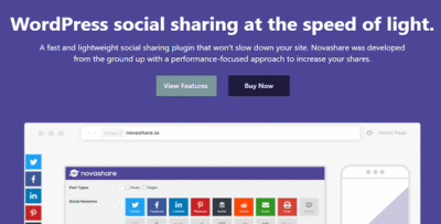 Novashare GPL –WordPress Social Sharing Plugin