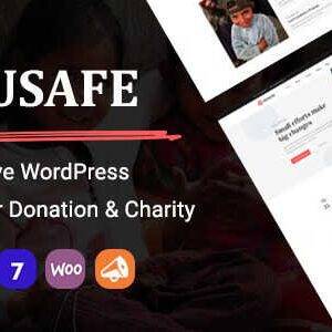Nusafe Theme GPL –Theme for Donation & Charity