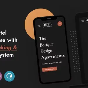 Nuss Theme GPL –Hotel Booking WordPress
